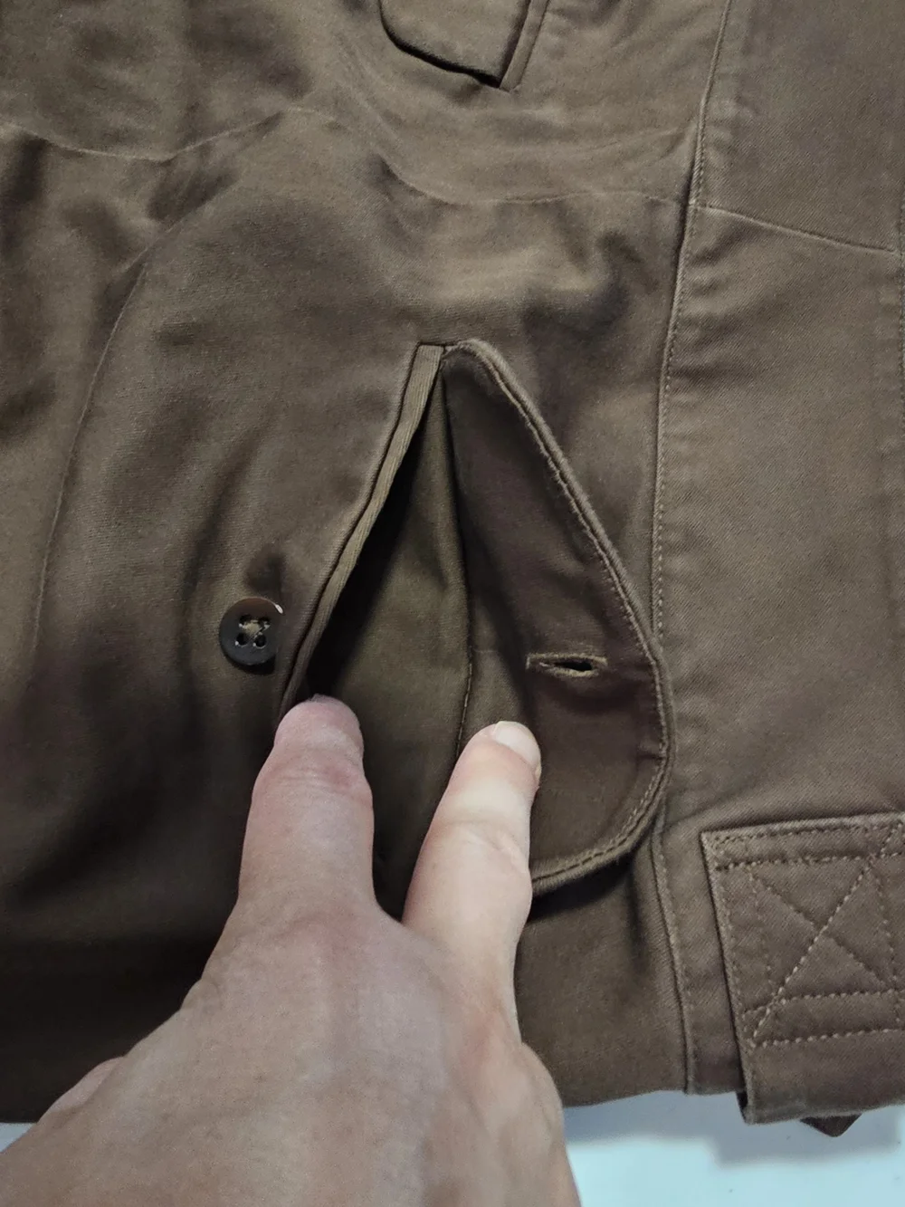 Y2K Vintage Ralph Lauren Brown Belted Chinos Womens Pants 8